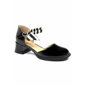Pantofi dama decupati 582309 - Negru imagine