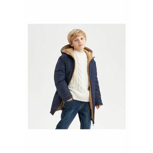 Geaca reversibila pentru baieti - 0.7556 - Bleumarin/Bej - Bej/Bleumarin imagine