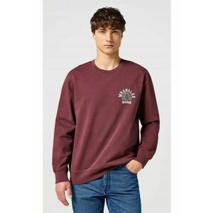 Hanorac barbati - Crewneck Sweatshirt - pruna - 100% bumbac - imagine