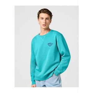 Bluza barbati - Small Logo Crew - bumbac - Latigo Bay turcoaz imagine