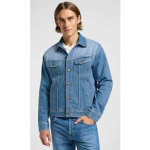 Geaca denim barbati model RIDER - albastru - bumbac - croiala regular fit/slim fit - maneca scurta imagine