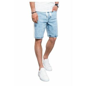 Blugi scurti W363 negru - Albastru deschis imagine