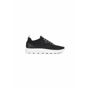 Pantofi sport din plasa tricotata cu logo - Alb/Negru imagine