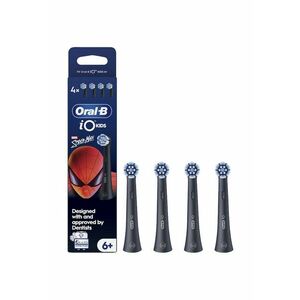Capete de periaj de rezerva pentru periuta de dinti electrica iO Kids pentru varsta de 6+ - 4 bucati - Negru imagine