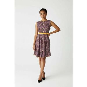 Rochie din poplin cu imprimeu floral Aditi - Multicolor imagine