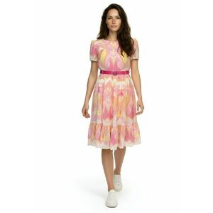 Rochie midi evazata Mandy - Multicolor imagine