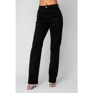 Blugi elastici regular Black 20018 - Negru imagine