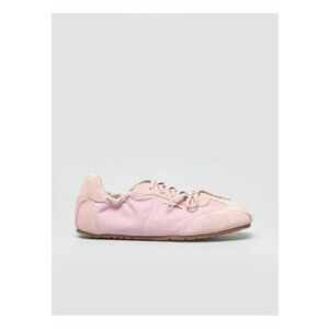 Pantofi sport cu insertii de piele nabuc imagine