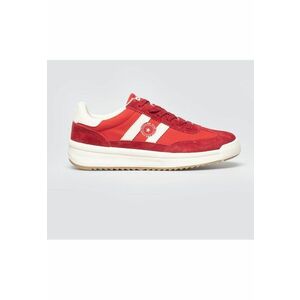 Pantofi sport cu insertii de piele intoarsa&logo discret imagine
