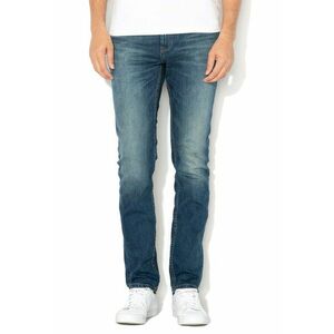 Blugi slim fit Josh 5 - Albastru stins imagine