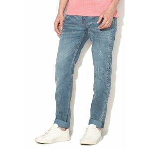 Blugi super slim fit din material elastic Piers imagine