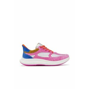 Pantofi sport dama - 12-14204-16 - Piele naturala - 37 EU - Alb/Roz - Alb/Roz imagine