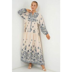 Rochie maxi - HiCCUP - bleumarin/bej - Albastru inchis imagine