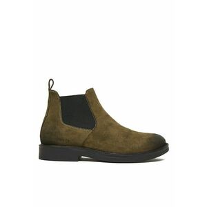 Ghete barbati Mil Green 039 - piele ecologica - verde imagine