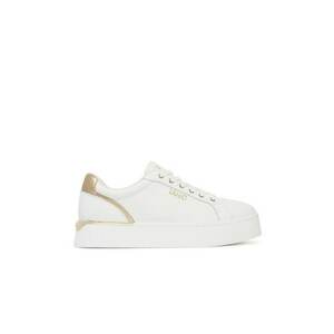 Tenisi dama White Light S1052 - piele naturala - alb imagine