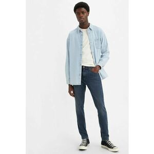 Blugi slim fit cu croiala conica 512™ - Albastru inchis/Rosu stins/Alb optic imagine