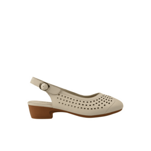 Pantofi casual - dama - X480017A alb - piele naturala - Bej imagine