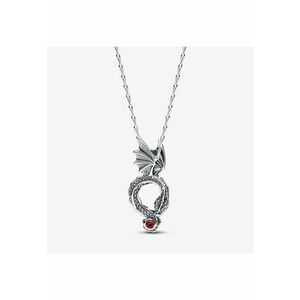 Colier cu pandantiv tip Dragon inspirat din Game of Thrones - Argint 925 imagine