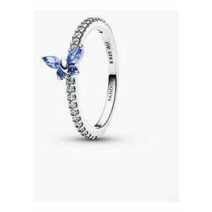 Inel cu fluture stralucitor Cristal din Argint 925 - imagine