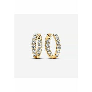 Cercei Stralucitori rotunzi tip Eternity Zirconiu imagine