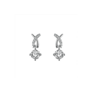 Cercei tip Wedding Luxury din Argint S925 cu pietre Zirconiu imagine