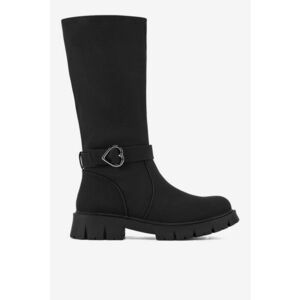 Cizme dama 5905588917052 - Sintetic - Negru - Negru imagine