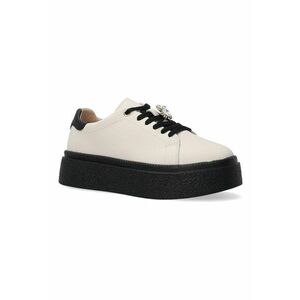 Pantofi sport din piele naturala cu aspect texturat imagine