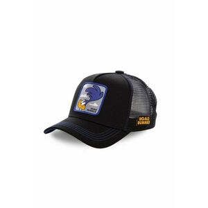 Sapca unisex cu aplicatie 17043 - Negru/Albastru imagine