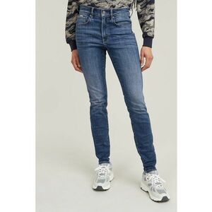 Blugi skinny cu talie inalta 3301 - Albastru inchis imagine