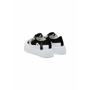 Pantofi sport dama - 30102-025 - Textil - 41 EU - Alb/Negru - Alb/Negru imagine