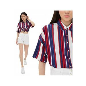Camasa Dama - Camasa Scurta - Croi: Regular Fit - Inchidere: Nasturi - Compozitie Material: 100% Vascoza - XS - Alb - 1 Bucata imagine