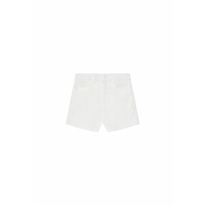 Pantaloni scurti din denim pentru fete - albi imagine