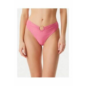 Slip de baie cu element metalic - roz imagine