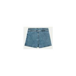 Pantaloni Scurti din Denim Cu Nasturi imagine