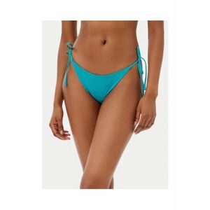 Slip brazilian cu snururi - turcoaz imagine