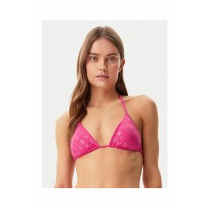 Sutien de baie triunghiular cu logo - roz imagine
