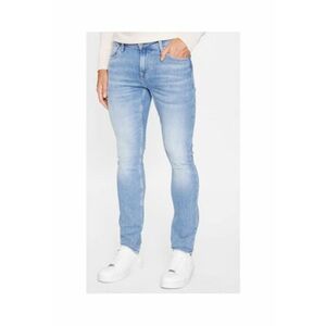 Blugi slim fit cu talie joasa - imagine