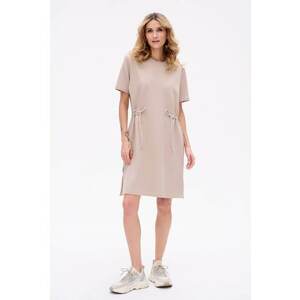 Rochie mini cu talie ajustabila cu snur Delta imagine