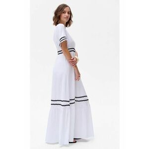 Rochie maxi cu decolteu in V Stella imagine