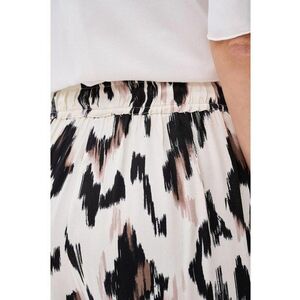 Pantaloni Cu Animal Print Si Elastic In Talie imagine
