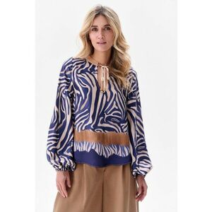 Bluza-tunica cu imprimeu abstract Nova imagine