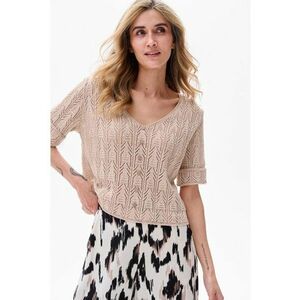 Bluza tricotata cu nasturi decorativi imagine