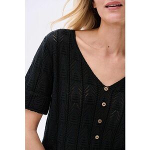 Bluza tricotata cu decolteu in V imagine