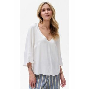 Bluza cu decolteu in V uni imagine