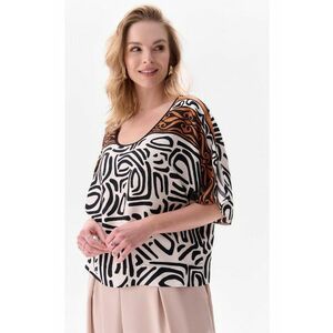 Bluza supradimensionata cu imprimeu imagine