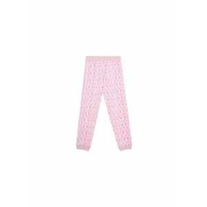 Pantaloni de trening din bumbac cu model logo si terminatii elastice imagine