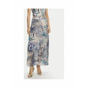 Fusta maxi cu imprimeu tropical - imagine