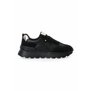 Pantofi sport din piele ecologica cu insertii de piele intoarsa imagine