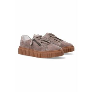 Pantofi sport din piele intoarsa - Maro taupe imagine
