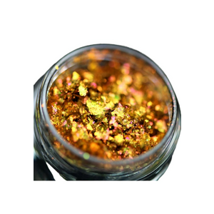 Pigment fulgi PK126(auriu-aramiu-rose) pentru machiaj imagine